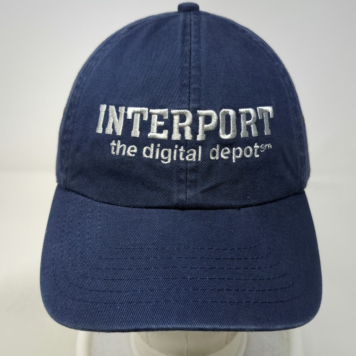 Interport Digital Depot Blue One Size Baseball Cap Hat Slideback Tech Promo