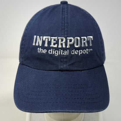 Interport Digital Depot Blue One Size Baseball Cap Hat Slideback Tech Promo