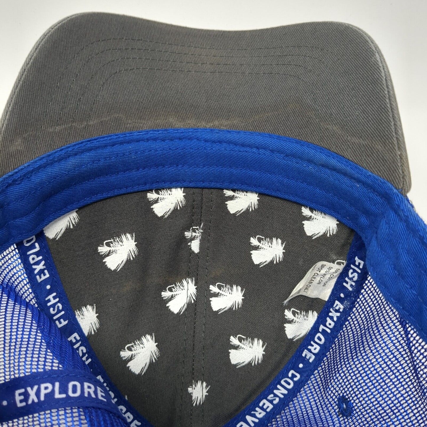 Montana Rep Your Water Snapback Trucker Hat Multi One Size Adjustable Mesh Back