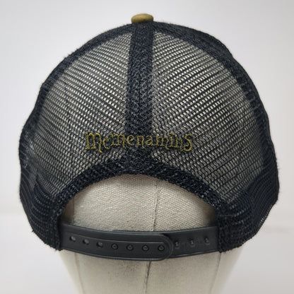 McMenamins Terminator Stout Trucker Hat Green One Size Mesh Snapback Beer Logo