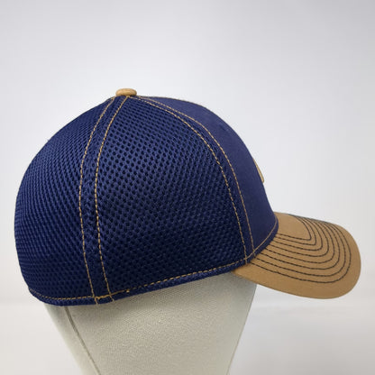 New Era Montana State Bobcats NCAA Blue M 39THIRTY Mesh Cap Stretch Cats Logo