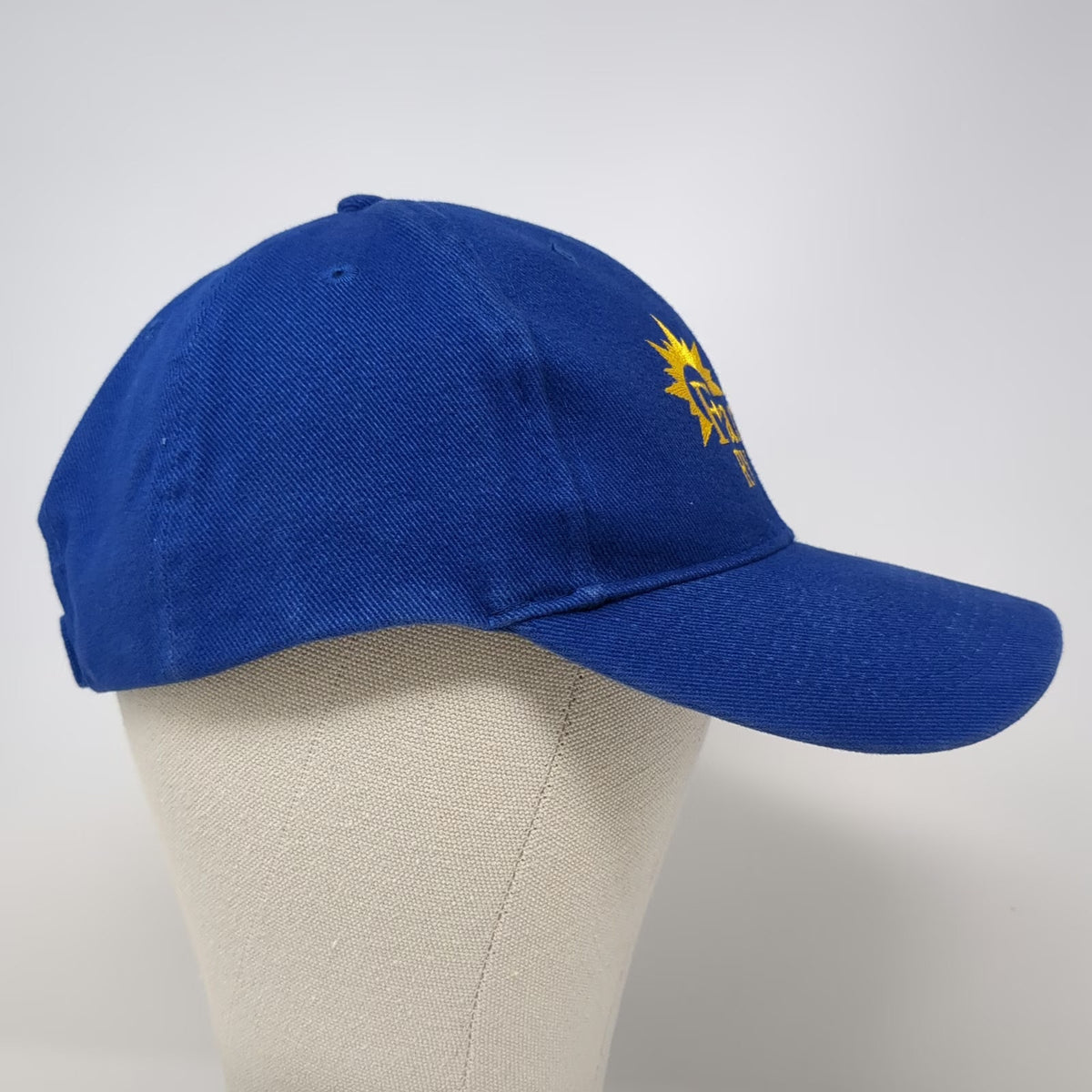 OTTO Baseball Cap Blue One Size Fantasy RV Tours Yellow Logo Strapback Hat
