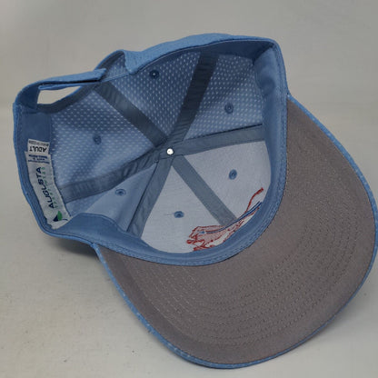 Augusta Men's Strapback Mesh Hat Blue Embroidered Lion Pride K Logo Polyester