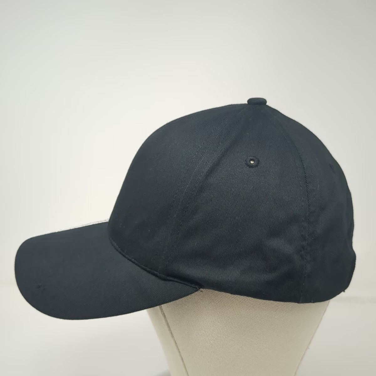 Ford Baseball Cap Black One Size GT Stripe Graphic Cotton Logo Strapback Hat