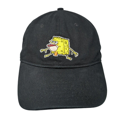 SpongBob Squarepants Slideback Baseball Cap Black OS Adjustable Nickelodeon