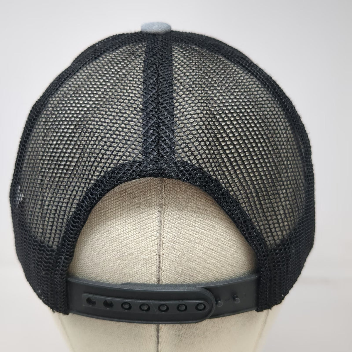 Cedar Creek Wealth Mountain Logo Trucker Hat Gray Black One Size Snapback Mesh