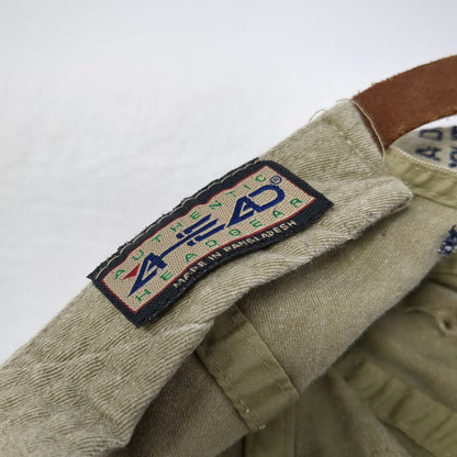 Ahead Baseball Cap Beige One Size Virginia Boy Scouts 2002 Bay Creek Leather Hat