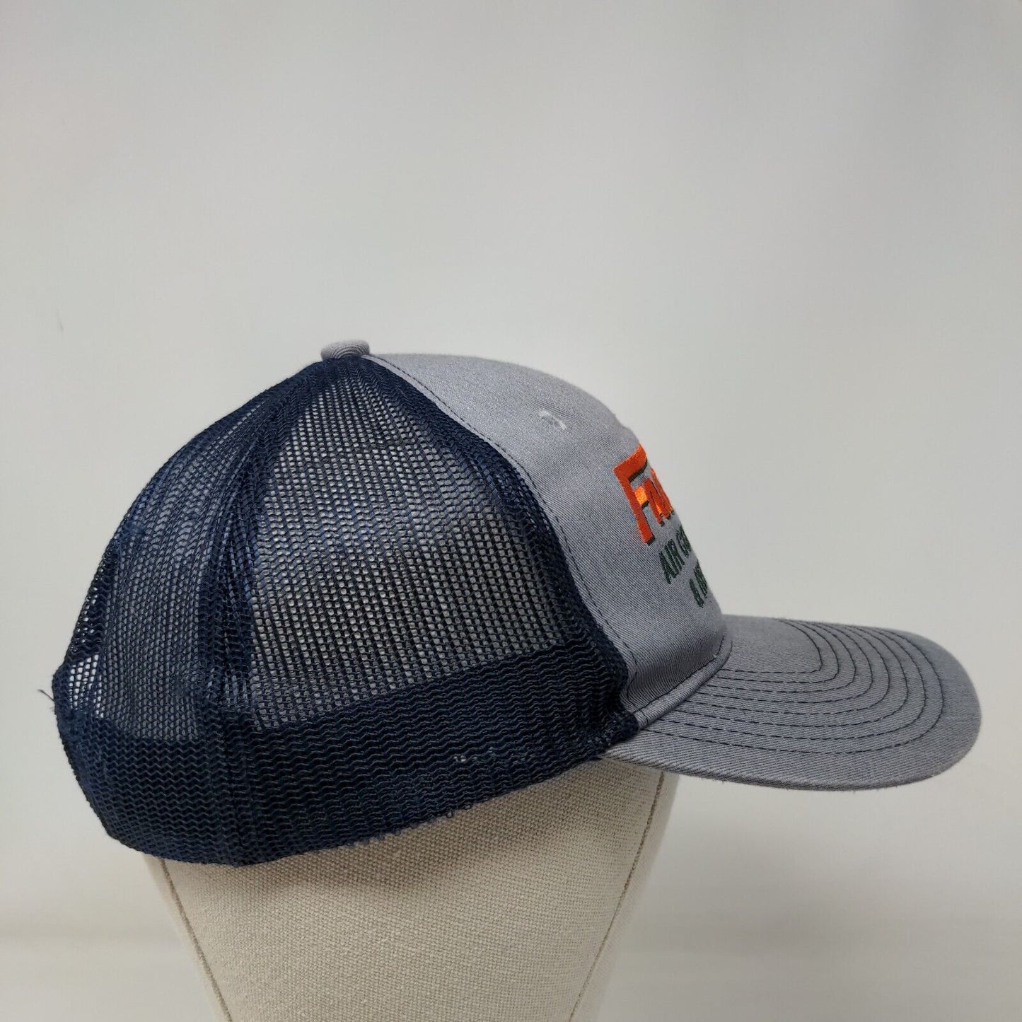 Facemyer Air Conditioning & Heating Inc. Snapback Trucker Hat Blue OS Mesh Back