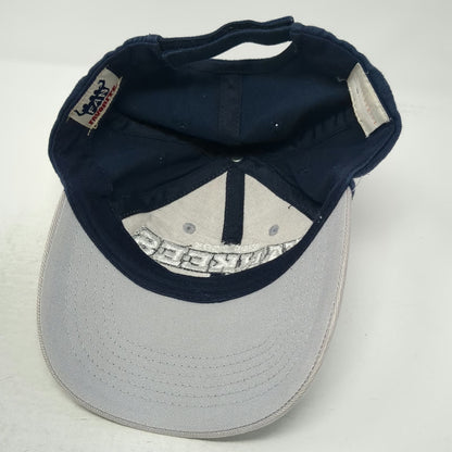 Fan Favorite New York Yankees MLB Baseball Cap Gray Blue One Size Strapback Hat