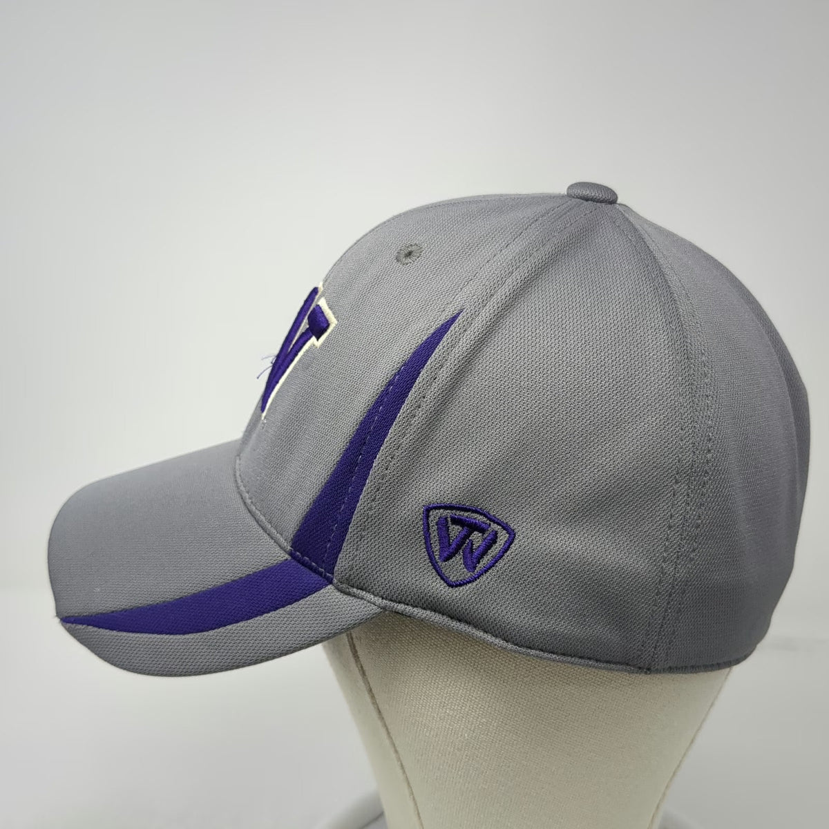 Top of the World Washington Huskies NCAA Gray Purple One Size Hat Embroidered