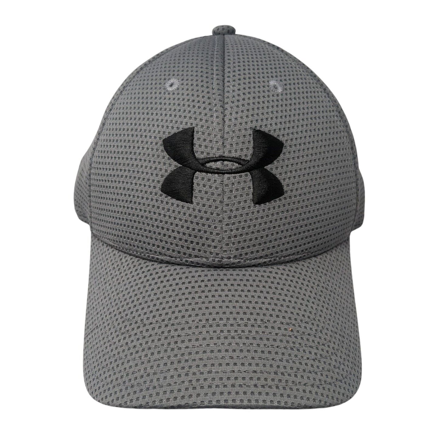 Under Armour Fitted Hat Gray Large/XL Embroidered Logo Stretch 6 Panel
