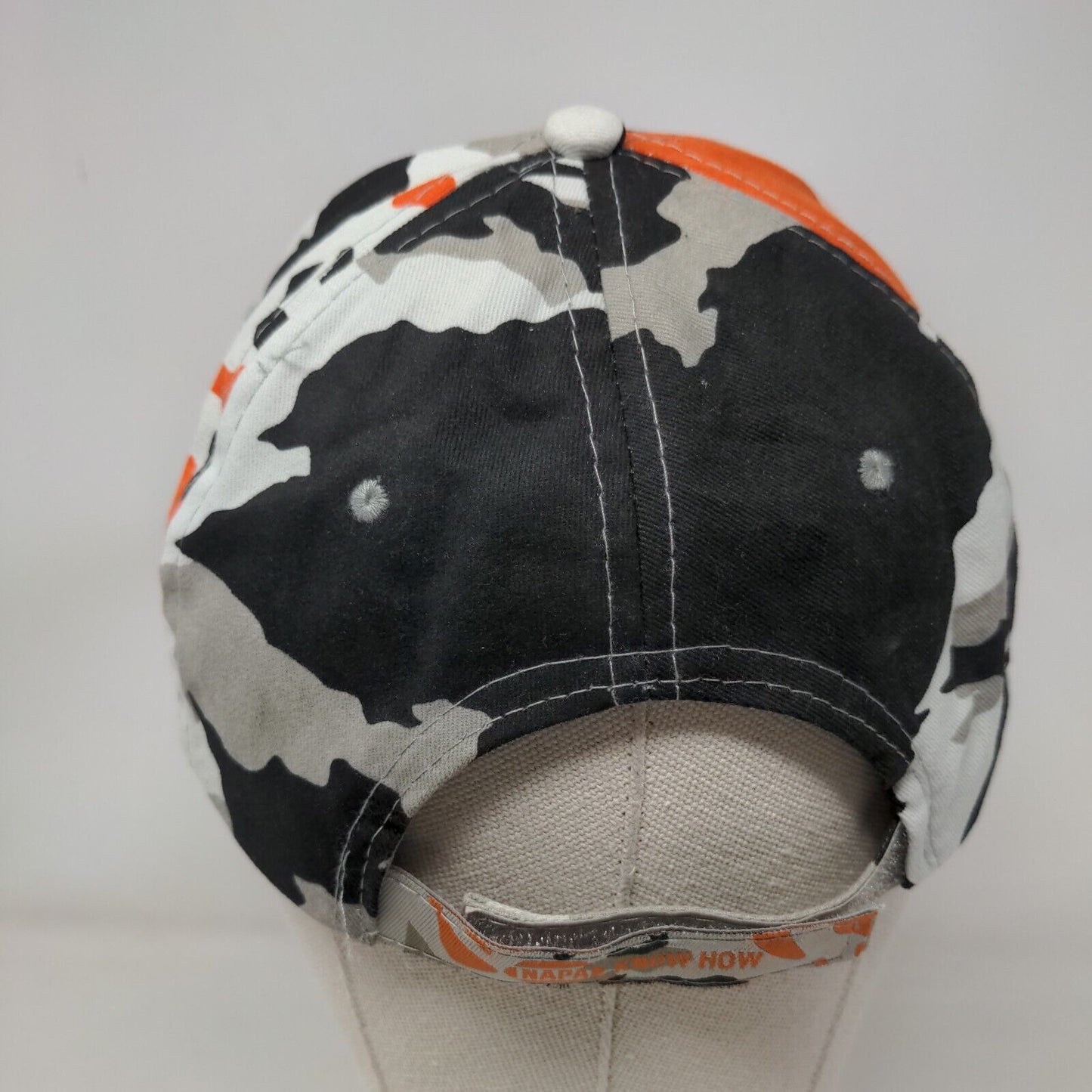 NAPA Racing Strapback Hat Camouflage OSFM Adjustable Embroidered 6 Panel