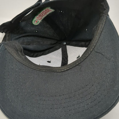 Black Baseball Cap OSFM John Force Racing Castrol Strapback Hat NHRA Dragster