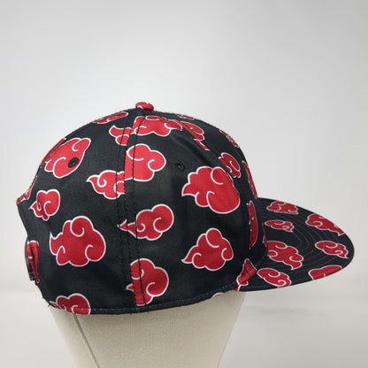 Bioworld Naruto Shippuden Akatsuki Red Cloud All Over Print Snapback Hat OSFM