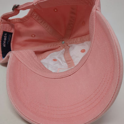 Ahead Baseball Cap Pink One Size USGA Boatwright Hat Cotton Slideback Golf