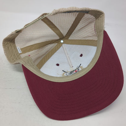 Richardson Trucker Hat Red OSFM Mesh Snapback Sandy McLeod Memorial Golf Idaho