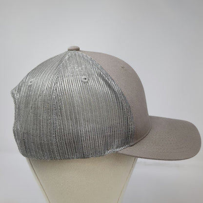 Decky Trucker Hat Gray One Size Snapback Mesh Big Black Hawk Aviation Helicopter
