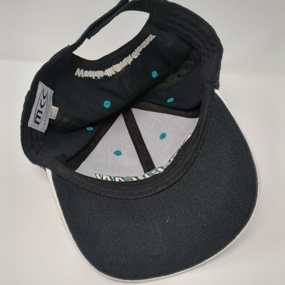 Bio-Clean Go Green Strapback Hat Black One Size Adjustable Embroidered