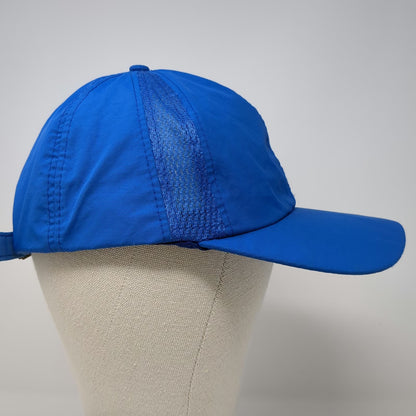 Blue NY Logo Baseball Cap OSFM Mesh Side Panels Adjustable Strapback Sport Hat