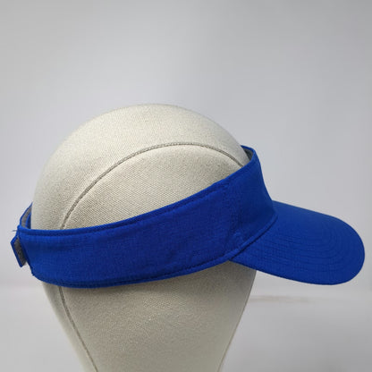 Under Armour Visor Blue One Size Adjustable Strapback Embroidered Logo Sport Hat