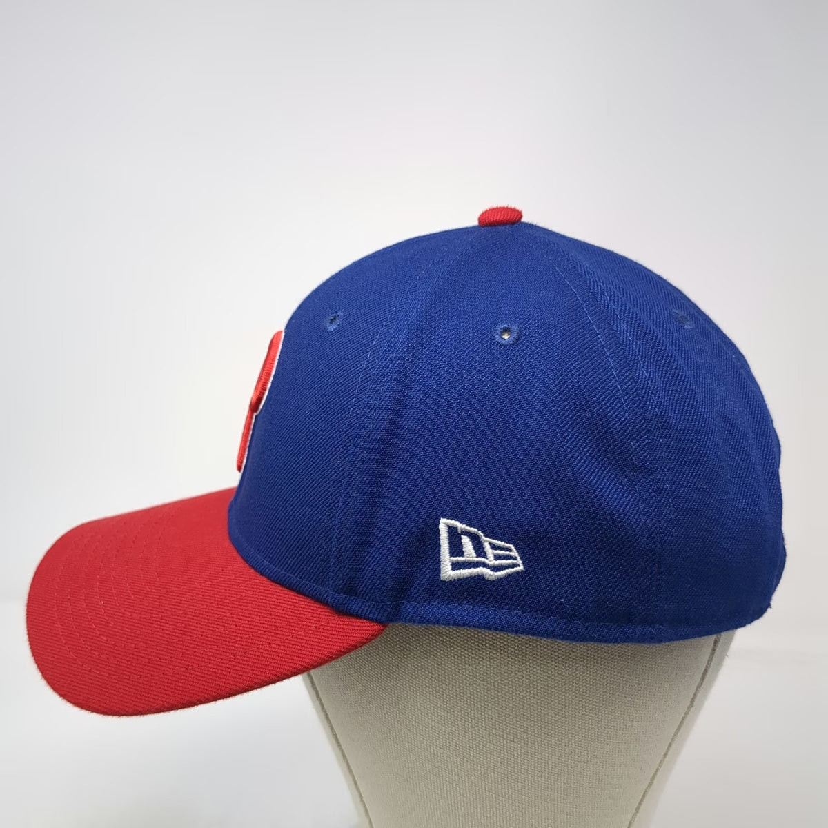 New Era MLB Philadelphia Phillies Baseball Cap Blue Red One Size Strapback Hat
