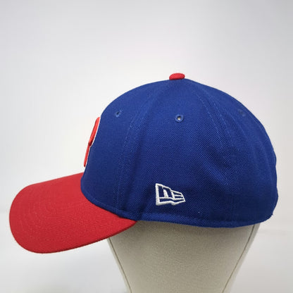 New Era MLB Philadelphia Phillies Baseball Cap Blue Red One Size Strapback Hat