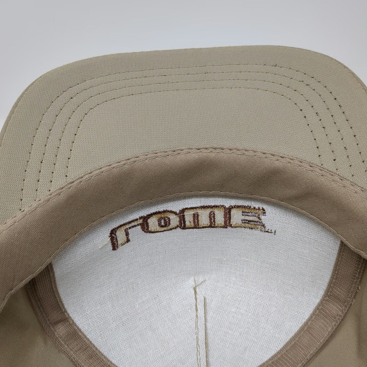 Yupoong Trucker Brown One Size Rope Snapback Embroidered Lowe Boats Fishing Hat