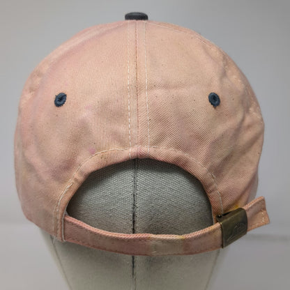 Del Sol Baseball Cap Pink Gray One Size Sun Logo Slideback Two Tone Contrast Hat