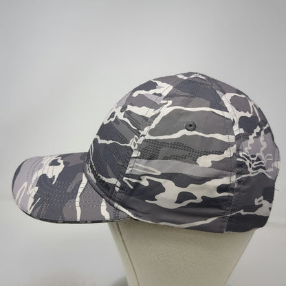 Mission Gray Camo One Size Baseball Cap Hat Strapback Tiger Stripe Cooling