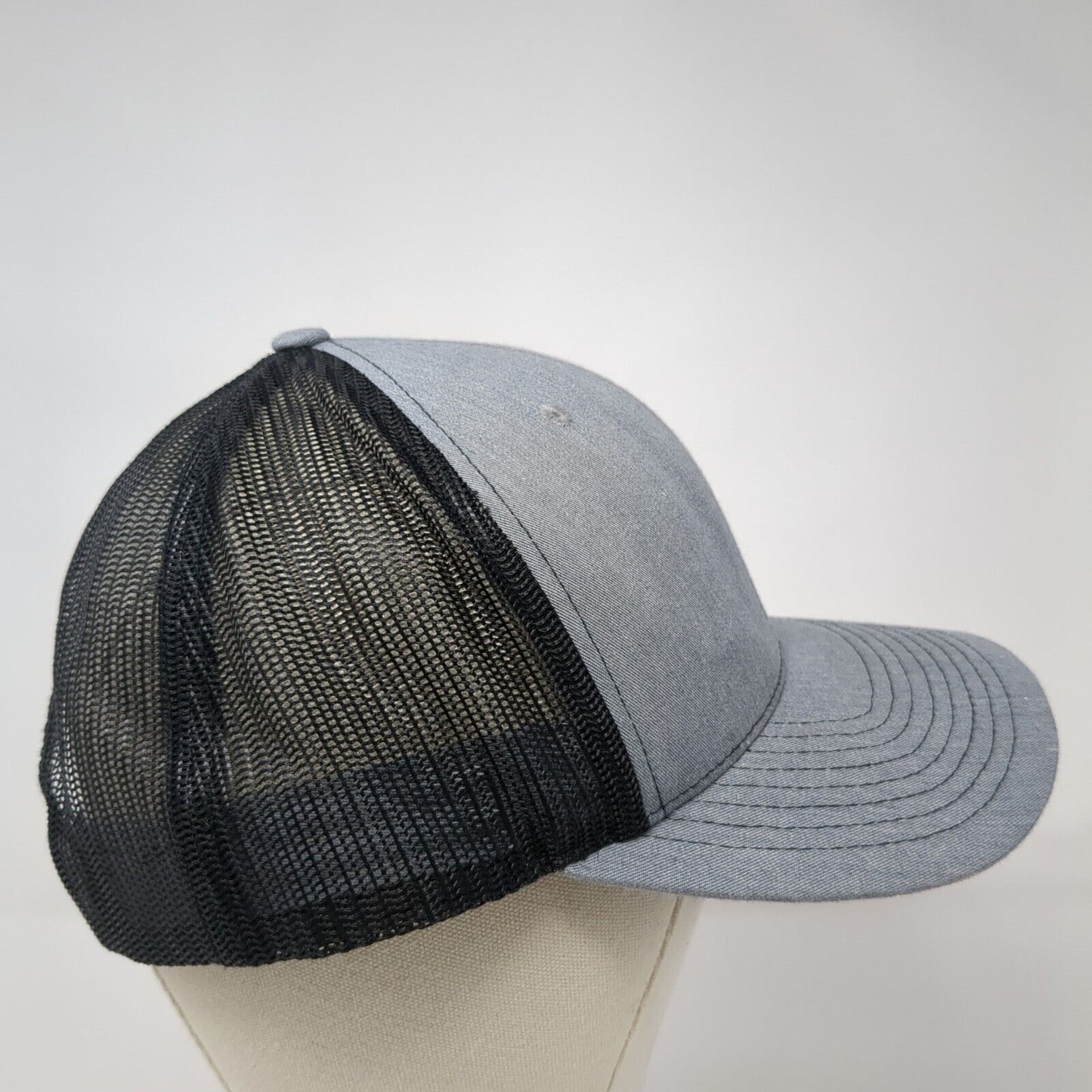 Altabank Snapback Trucker Hat Gray One Size Adjustable Mesh Back Richardson