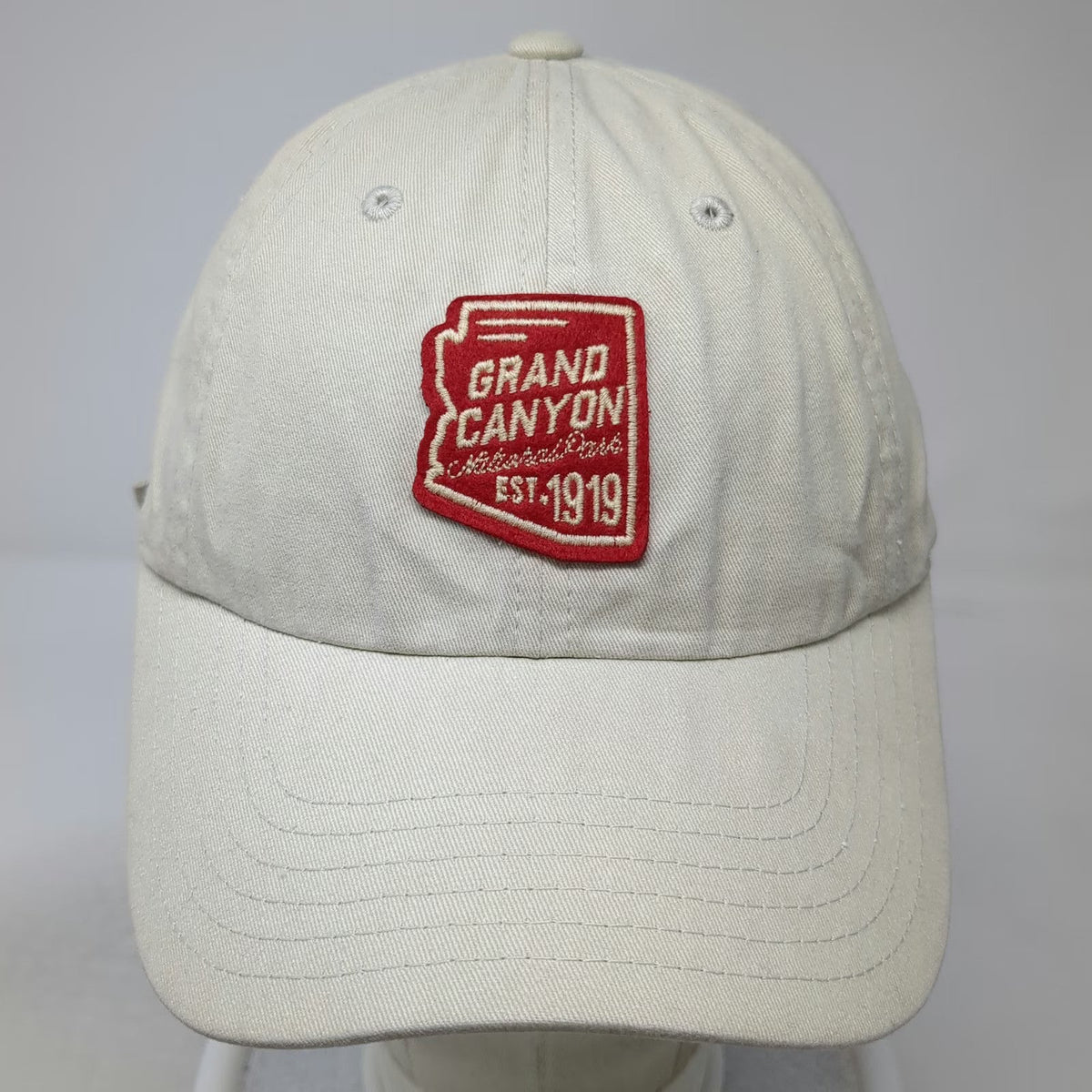 American Needle Baseball Cap Beige OSFM Grand Canyon National Park Hat Cotton