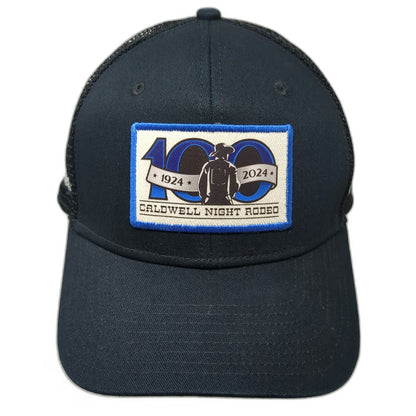 Nike Trucker Hat Black One Size Caldwell Night Rodeo 100th Anniversary Mesh