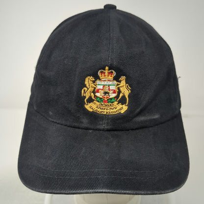 Black Baseball Cap One Size Kings Own Calgary Regiment Canada Slideback Hat