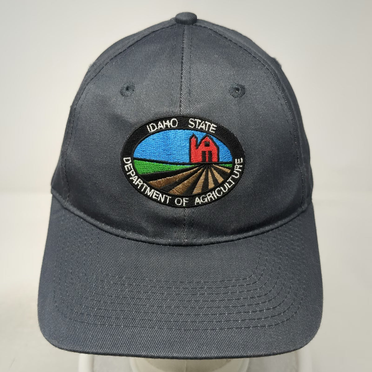 Port Authority Baseball Cap Gray One Size Idaho State Dept Agriculture Hat