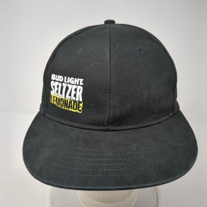 Bud Light Seltzer Lemonade Snapback Hat Black OS Adjustable Quake City Caps
