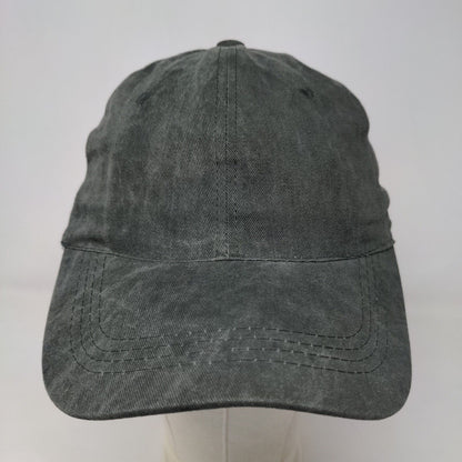 Unbranded Men's Slideback Hat Gray Adjustable Blank 100% Cotton