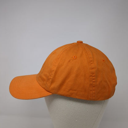 Unbranded Slideback Hat Orange One Size Adjustable Blank Solid Outdoor