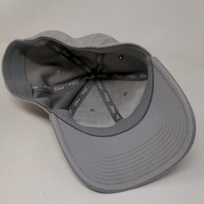 Titleist Fitted Hat Gray Large-XL Embroidered New Era 6 Panel Vent Holes
