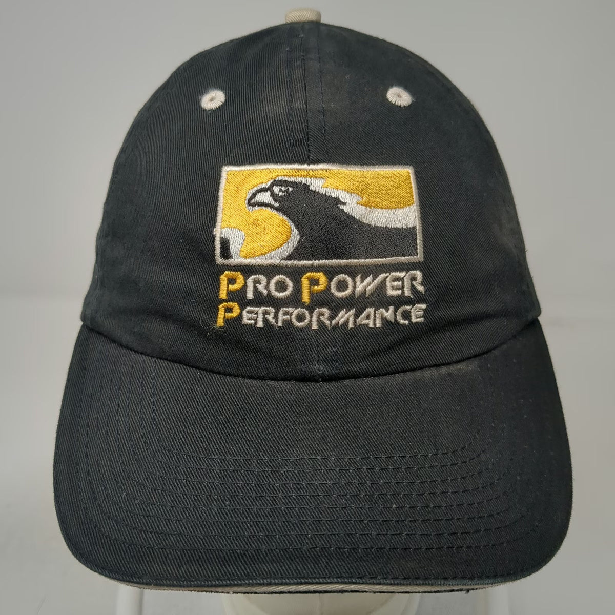 Fahrenheit Pro Power Performance Eagle Logo Hat Black OSFM Baseball Cap Boise