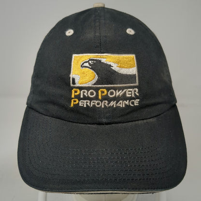 Fahrenheit Pro Power Performance Eagle Logo Hat Black OSFM Baseball Cap Boise