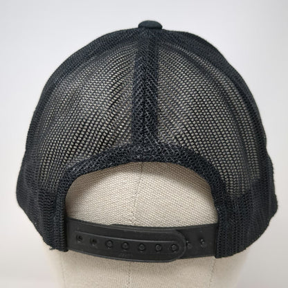 Yupoong Trucker Hat Black White One Size Freedom Brewfest Caldwell Idaho Mesh