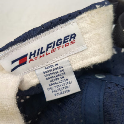 Tommy Hilfiger Baseball Cap Blue Athletics Mesh Slideback Polyester Hat Vintage