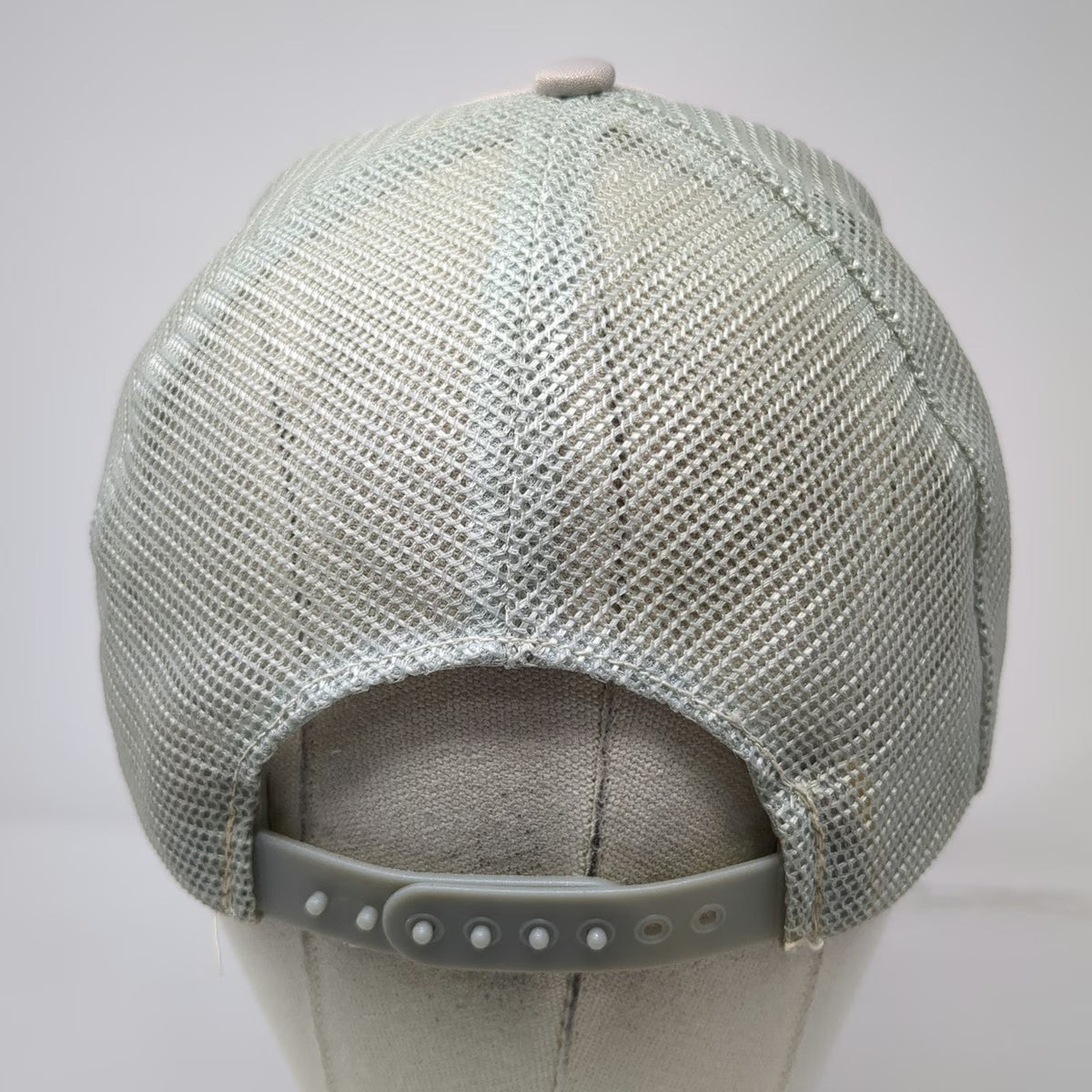 Sportcap Trucker Hat Gray L Idaho First National Bank Club 1 Mesh Back Snapback