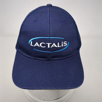 Lactalis Snapback Mesh Back Trucker Hat Blue One Size Port Authority