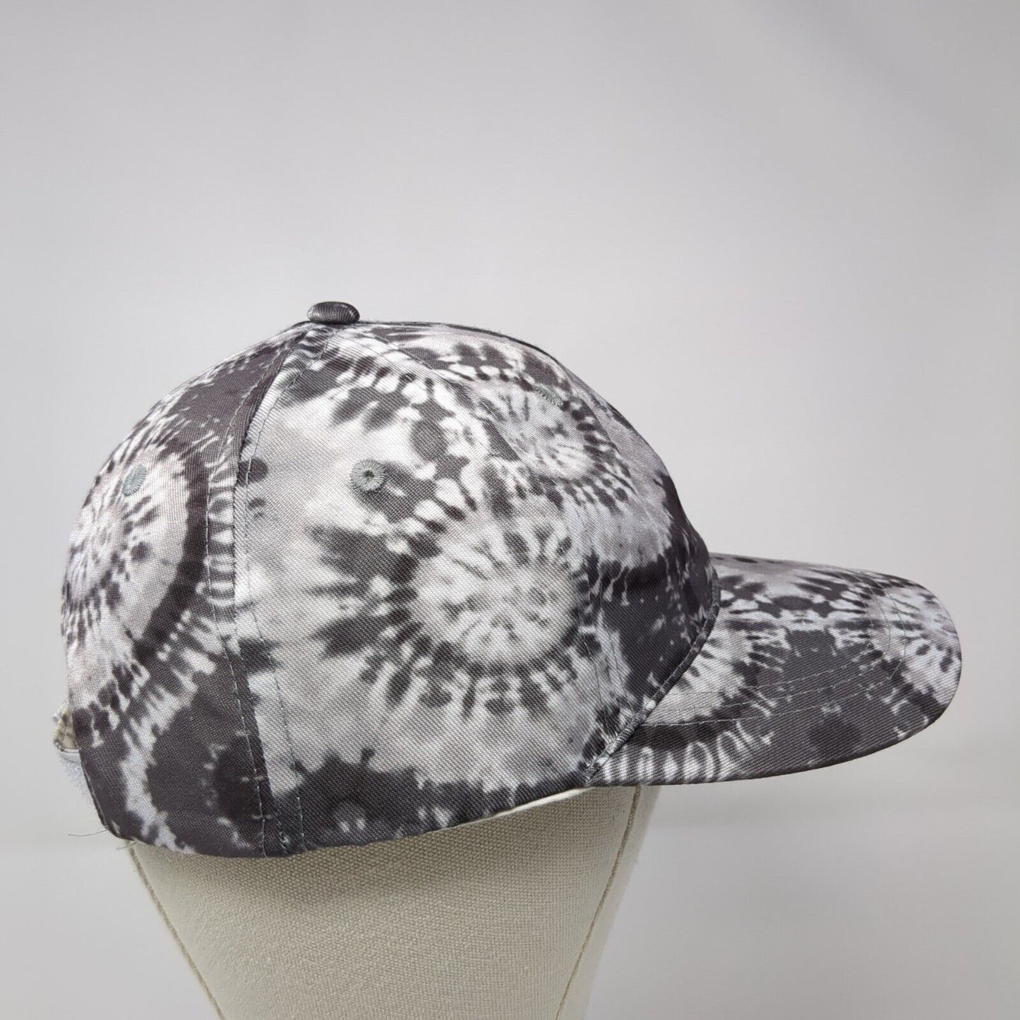 Unbranded Strapback Hat Multicolor OS Adjustable Tie Dye Vented Holes 6 Panel