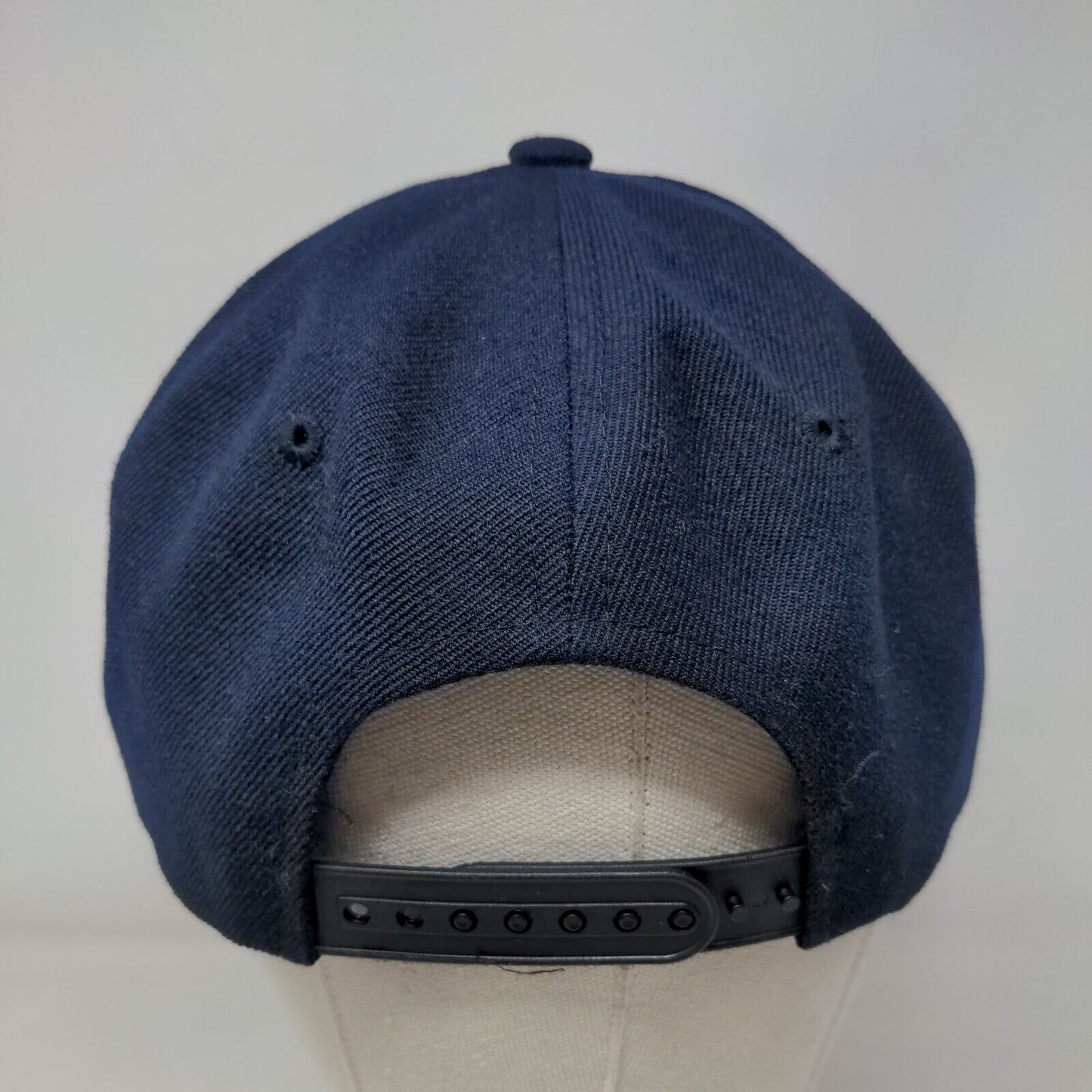 Heavy On The Wrist Radio Snapback Hat Blue OSFA Embroidered 6 Panel