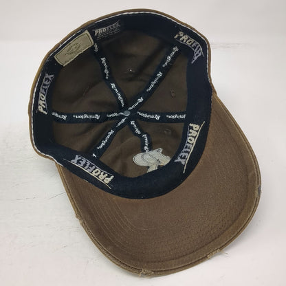 Remington Baseball Cap Brown One Size Proflex Stretch Fit Embroidered R Logo Hat
