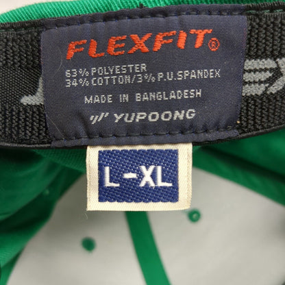 APC Fitted Hat Green L/XL Flexfit Embroidered Patriotic 6 Panel Yupoong