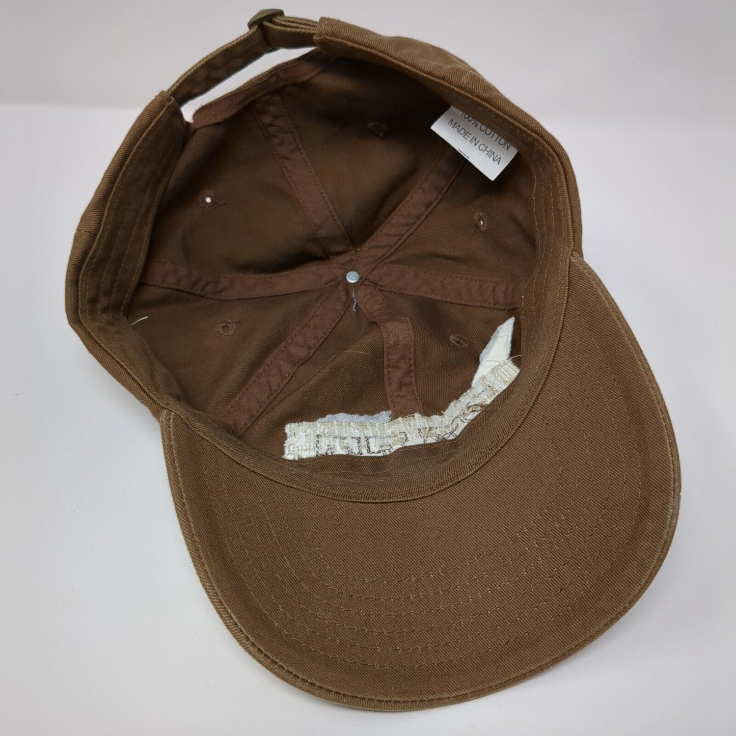 Idaho Adventures Raft Slideback Hat Brown OSFA Adjustable Embroidered