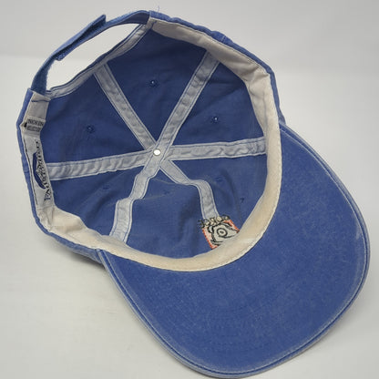 Gorge Dog Strapback Hat Blue One Size Adjustable Embroidered Fahrenheit